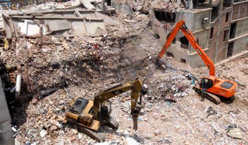 因電機(jī)振動(dòng)引起樓房倒塌